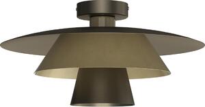 Плафон PLATO 1xE27/15W/230V Ø 32 см бронзов