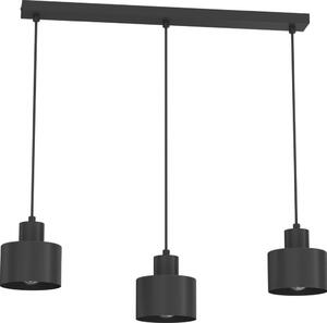 Полилей на кабел PARKLA 3xE27/15W/230V черен