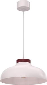 Полилей на кабел BASCA 1xE27/15W/230V крем/бордо