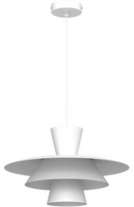 Полилей на кабел PLATO 1xE27/15W/230V бял