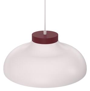 Полилей на кабел BASCA 1xE27/15W/230V крем/бордо