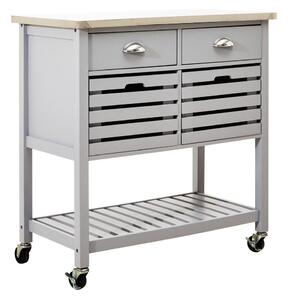 Маса за сервиране на колелца 46x86 cm Frankfurt – Premier Housewares