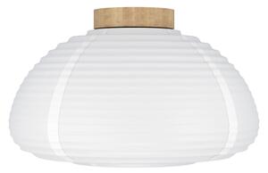 Eglo 44063 - Таванно осветително тяло SUMMERHILL 1xE27/40W/230V Ø 40 см бяло/бежово