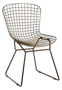 Метален трапезен стол в бронзов цвят District – Premier Housewares
