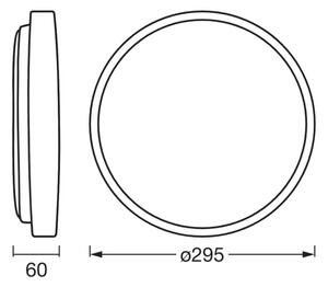 Osram - Димируема таванна лампа ORBIS ALISON LED/16W/230V Ø 29,5 см