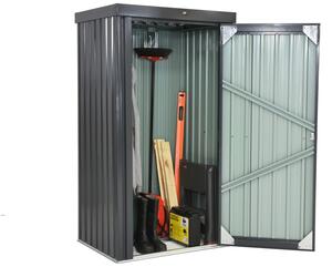 Висок метален градински шкаф Dakota StoreBoss антрацит
