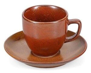 Кафява порцеланова чинийка ø 14 cm Ovio – BonBistro