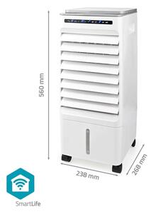Nedis COOL116CWTW - Охладител за въздух 65W/230V Wi-Fi Tuya + дистанционно управление