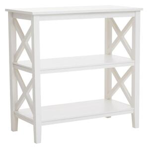 Бял стелаж от масивен бор 40x81x81 cm Heritage – Premier Housewares