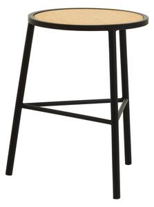 Черен/в естествен цвят ратанов стол Depok – Premier Housewares