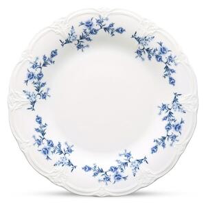 Бяла/синя порцеланова чиния ø 27,5 cm Retro – BonBistro