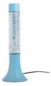 Синя настолна лампа със стъклен абажур (височина 37,5 cm) Astro Glittler – Leitmotiv