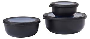 Кутии за храна 3 бр. Nordic black – Mepal