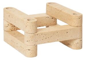 Ferm Living - Newel Modular Свещник Set Travertine Ferm Living