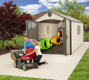 Градинска барака Lifetime Giant609x244x244 см, 14.85 кв м, HDPE пластмаса 26мм