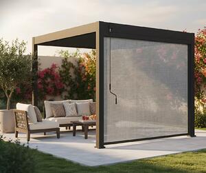 Ролетна щора за перголи ELEGANCE, DELUXE и FUSION 3 м цвят Антрацит