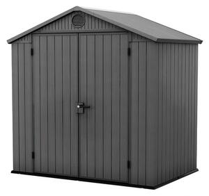 Градинска барака Keter Darwin графит 121x190x221 см 6x4ft Evotech+ пластмаса