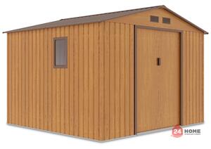 Градинска барака за инструменти SUNNY Hudson, Златен дъб 255х277x202 см, площ 6.5 m 2
