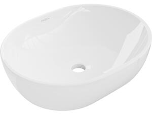Mexen Viki мивка за плот 48 x 35 см, бяла - 21054800