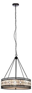 Метално висящо осветително тяло със стъклен абажур ø 60 cm Waldorf – Premier Housewares