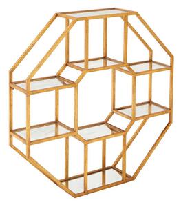 На няколко нива метален стенен рафт в естествен цвят 92 cm Zariah – Premier Housewares