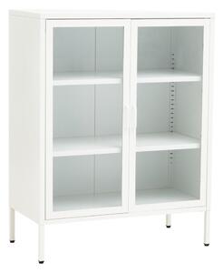 Бяла стоманена витрина 80x102x40 cm Acier – Premier Housewares
