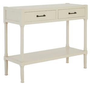 Бяла конзолна маса от масивен бор 35x91 cm Heritage – Premier Housewares