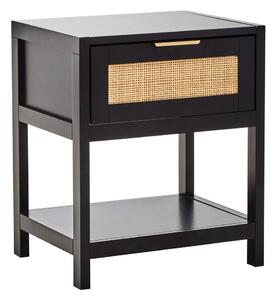 Черно нощно шкафче Sherman – Premier Housewares
