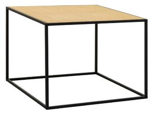 Ратанова масичка за кафе в естествен цвят 60x60 cm Depok – Premier Housewares