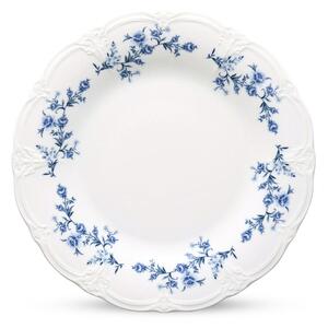 Бяла/синя порцеланова чиния ø 21 cm Retro – BonBistro