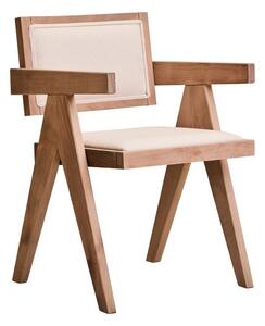 Тапициран трапезен стол в естествен цвят Cebu – Premier Housewares