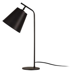 Черна настолна лампа с текстилен абажур (височина 67 cm) Salihini – Opviq lights