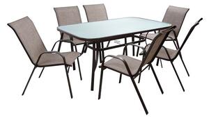 Градински комплект 7 части с маса 160X90 КГ5206.02