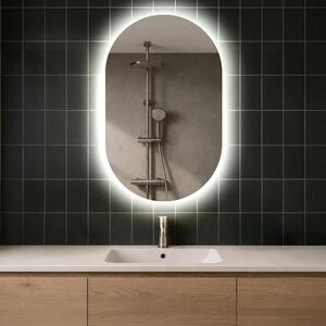 Огледала С LED Подсветка 50x80cm със студена LED светлина 7000K, топла светлина 3000K или неутрална светлина 4500K