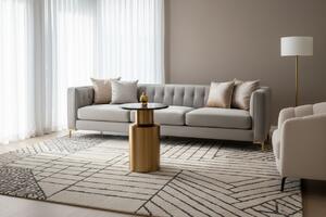 Помощна маса CLAYDEE Φ41x54,5 цвят черен-златист