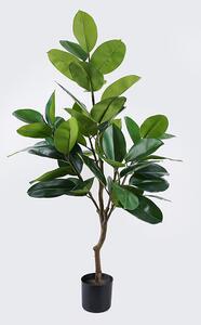 Декоративно растение в саксия ficus зелено d70x130см