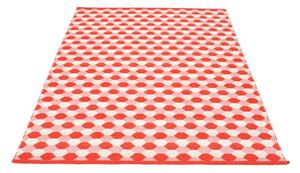 Червен килим за открито и закрито 180x275 cm Dana Coral – Pappelina