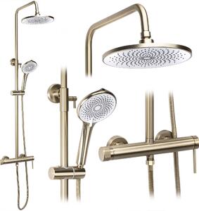 Комплект за душ Rea Foss Clif Brush Gold