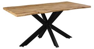 Маса GILMAN mdf в сонома-черен цвят 150x90x75cm