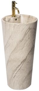 Умивалник-Свободностоящ Rea Blanka Natural Matt Marble