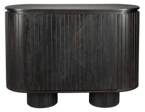 Тъмнокафяво шкафче от масивно манго 110x80x40 cm Kenji – Dutchbone