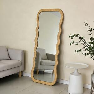 Огледало ZERBON от mdf в естествен цвят 60x1.5x155см