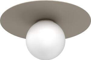 Плафон FLAT 1xE27/15W/230V, диаметър 35 см, бежов