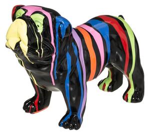 Статуя atmosphera Bulldog, 19 см, Черна смола