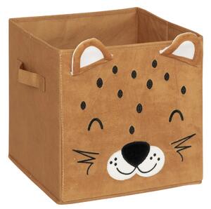 Детска кутия за съхранение atmosphera Leopard, 29x29 см