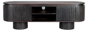Тъмнокафява маса за телевизор от масивно манго 140x45x40 cm Kenji – Dutchbone