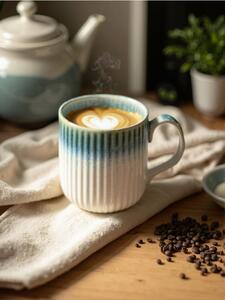 Sinsay - Керамична чаша с дръжка - cин