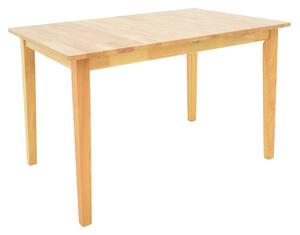 Разтегателна маса COUNTRY каучуково дърво в естествен нюанс 120-150x80x74см