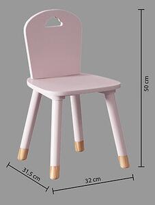 Детско столче Atmosphera Sweet, MDF - Сив