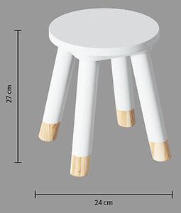Детски стол atmosphera, MDF, Бял